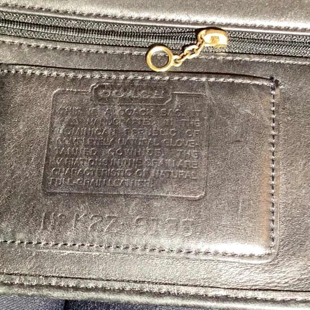 Coach vintage legacy 9136 Black Leather Shoulder Bag